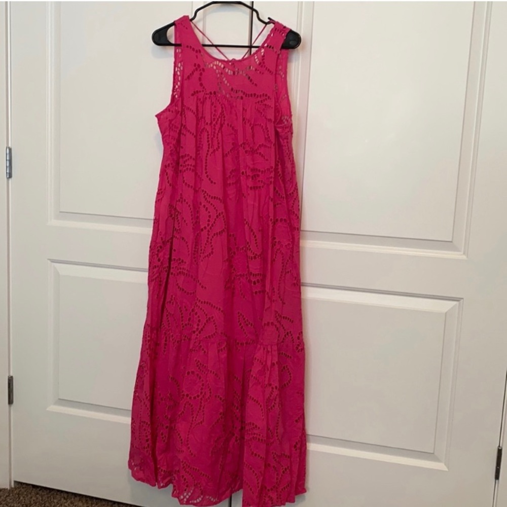New Pink Anthropologie Maxi Dress